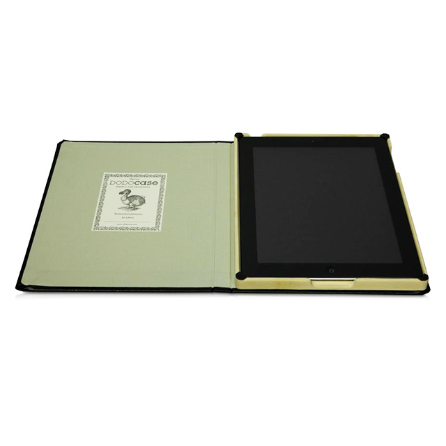 【iPad(第3世代/第4世代) iPad2 ケース】DODOcase SCHOLAR Leather Black カメラホールサブ画像