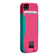 【iPhoneSE(第1世代)/5s/5 ケース】POP! ID Case, Lipstick Pink/Pool Blue