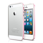 【iPhoneSE(第1世代)/5s/5 ケース】Neo Hybrid EX Snow Series (Sherbet Pink)