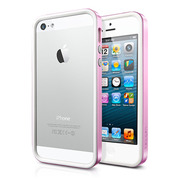 【iPhoneSE(第1世代)/5s/5 ケース】Neo Hybrid EX Metal Series (Metal Pink)