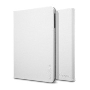 【iPad mini(第1世代) ケース】iPM Faux Leather Case HardBook Series White