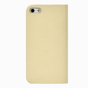 【iPhone5s/5 ケース】高級牛革を使用した手帳型カバー『Classic Leather』(ベージュ)