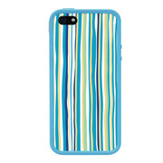 【iPhoneSE(第1世代)/5s/5 ケース】POPTUNE (Stripe Blue)