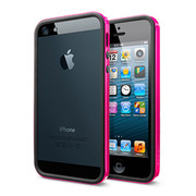 【iPhoneSE(第1世代)/5s/5 ケース】Neo Hybrid EX SLIM Vivid Series (Hot Pink)