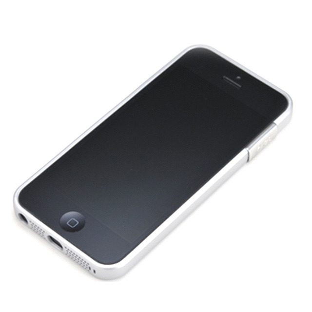【iPhoneSE(第1世代)/5s/5 ケース】ThinEdge frame case (Matte Silver)サブ画像
