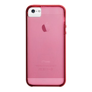 【iPhoneSE(第1世代)/5s/5 ケース】Haze Case (Lipstick Pink / Flame Red)