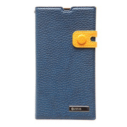 【XPERIA Z ケース】Italian PU Diary ネイビー