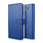 【GALAXY S3 ケース】Leather Wallet Case VALENTINUS (Blue)