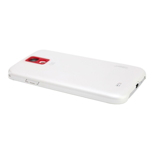 【GALAXY S4 ケース】Colorant Case C1 - White×Redサブ画像