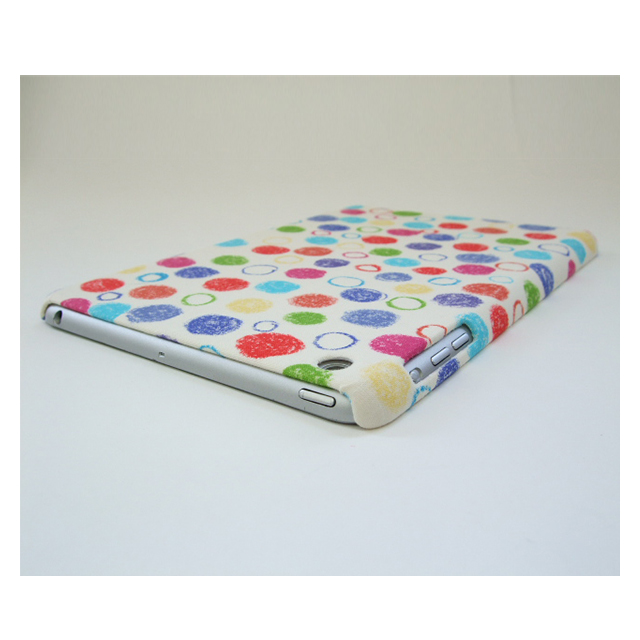 【iPad mini(第1世代) ケース】オリジナルケース! クレパス水玉 iPadmi-608-WHサブ画像