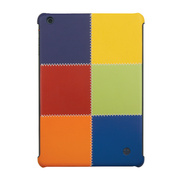 【iPad mini(第1世代) ケース】本革張りハードケース パッチワーク マルチ
