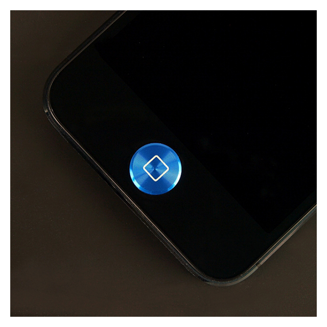 ホームボタンアルミプレート：プレミアム for iPhone/iPad マリンブルーサブ画像