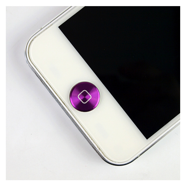 ホームボタンアルミプレート：プレミアム for iPhone/iPad ロイヤルパープルサブ画像