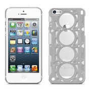 【iPhoneSE(第1世代)/5s/5 ケース】id America Gasket (Silver)
