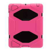 【iPad(第3世代/第4世代) iPad2 ケース】Survivor for iPad 2-Pink Black Black GB35379
