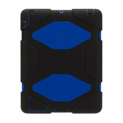 【iPad(第3世代/第4世代) iPad2 ケース】Survivor for iPad 2 3rd 4th-BLK BLU BLK GB35380-2