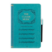 【iPad mini(第1世代) ケース】OZAKI O!coat Wisdom Music Book Turquoise
