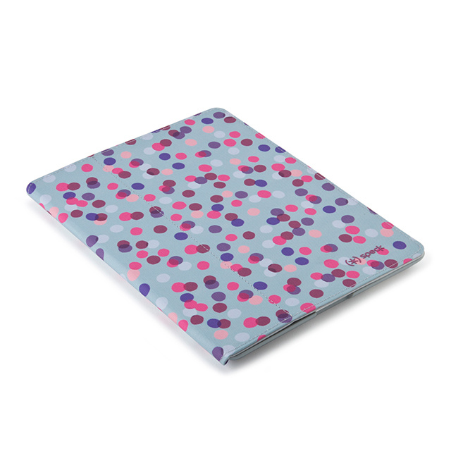 【iPad(第3世代/第4世代) iPad2 ケース】gen FitFolio[SprinkleTwinkle Grey/Pink]