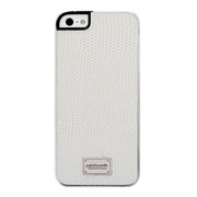 【iPhoneSE(第1世代)/5s/5 ケース】Classique Snap Case Leather (Lizard White)