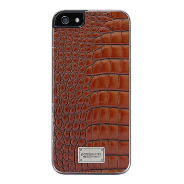 【iPhoneSE(第1世代)/5s/5 ケース】Classique Snap Case Leather (Croco Tan)サブ画像