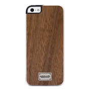 【iPhoneSE(第1世代)/5s/5 ケース】Classique Snap Case Hoxan Wood Walnut