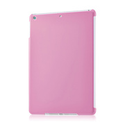 【iPad Air(第1世代) ケース】抗菌スマートバックカバー(ピンク)