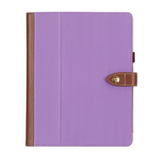 【iPad Air(第1世代) ケース】Back Bay Folio Case Violet/Brown