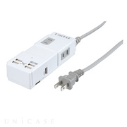 『UNITAP』 USB給電＋HUB機能付きOAタップ