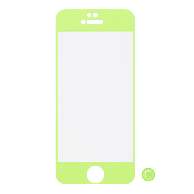 【iPhone5c フィルム】フロントカラー 液晶保護フィルム グリーンサブ画像