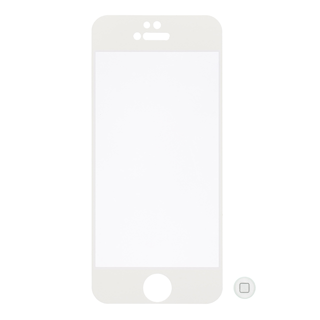【iPhone5c フィルム】フロントカラー 液晶保護フィルム ホワイトサブ画像