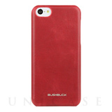 【iPhone5c ケース】ハードシェル高品質レザーケース Classicism Synthetic Leather case レッド IP5CCMRD