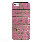 【iPhoneSE(第1世代)/5s/5 ケース】WOOD Hawaiian Pink