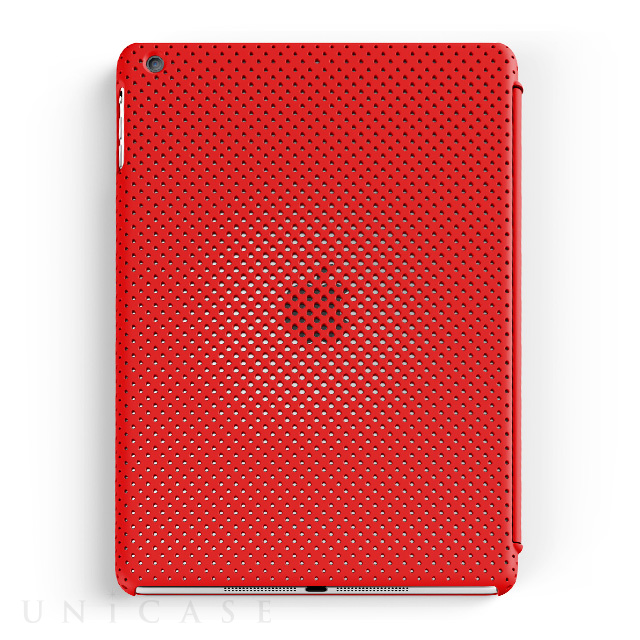 【iPad Air(第1世代) ケース】MESH SHELL CASE MAT RED
