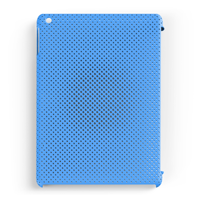 【iPad Air(第1世代) ケース】MESH SHELL CASE MAT BLUEサブ画像