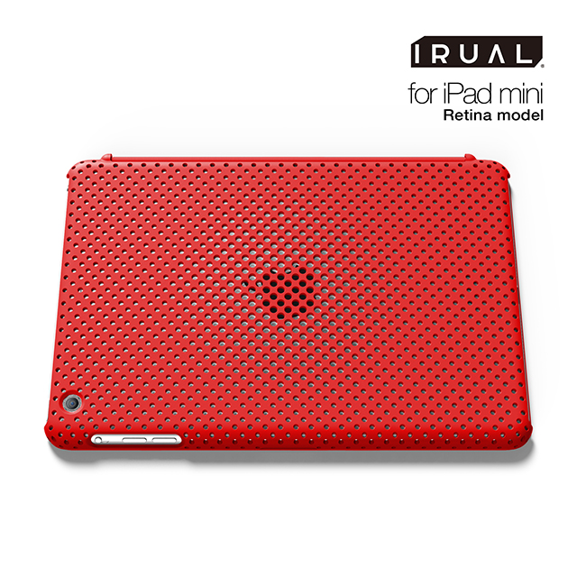 【iPad mini3/2 ケース】MESH SHELL CASE MAT REDサブ画像