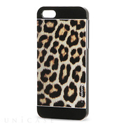 【iPhone5s/5 ケース】INO METAL SAFARI CASE (Snow Leopard Black)