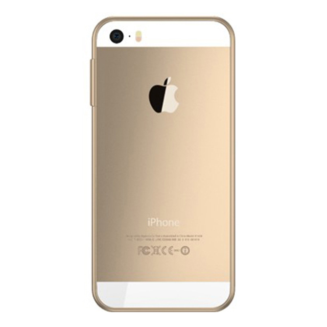 【iPhoneSE(第1世代)/5s/5 ケース】ThinEdge frame case (Matte Champagne Gold)サブ画像