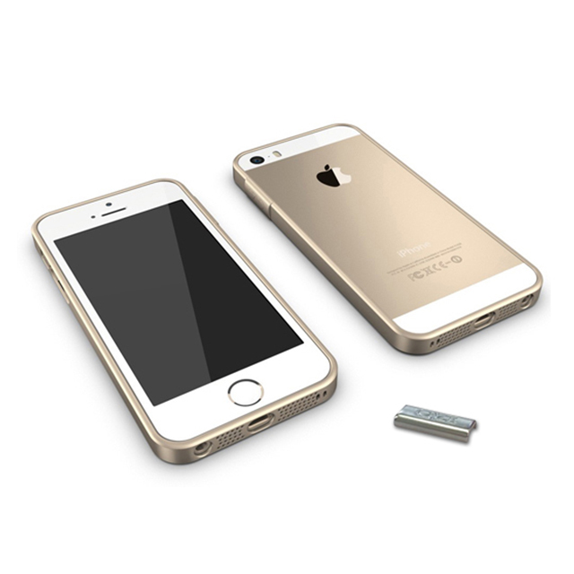 【iPhoneSE(第1世代)/5s/5 ケース】ThinEdge frame case (Matte Champagne Gold)サブ画像