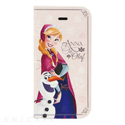 【iPhone5s/5 ケース】アナと雪の女王 フリップケース アナ＆オラフ