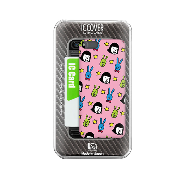 【限定】【iPhoneSE(第1世代)/5s/5 ケース】IC-COVER 暇女シリーズ (ピンク)サブ画像