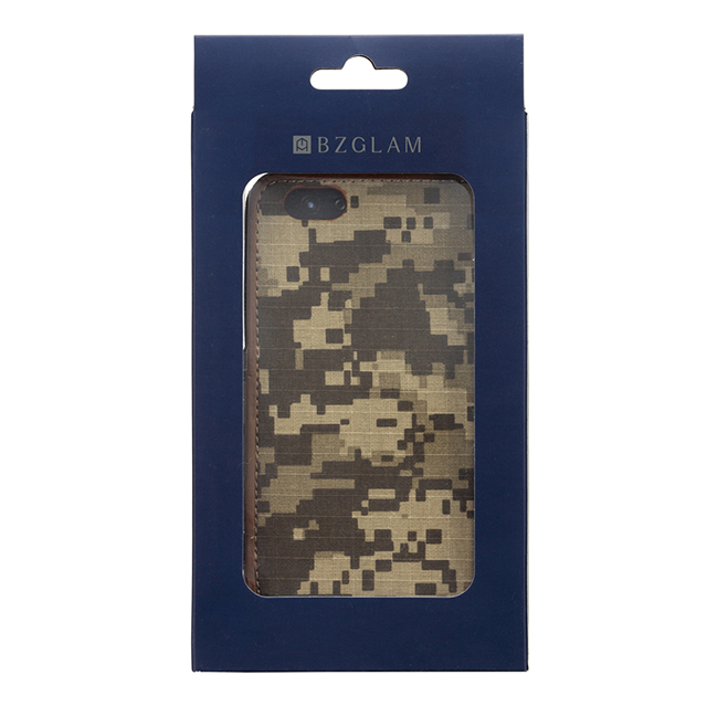 【iPhone6s/6 ケース】BZGLAM カモフラージュカバー デジタルカーキサブ画像