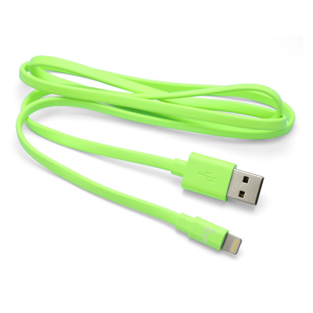 innowatt Lightning cable (Flat 1m) GREENサブ画像