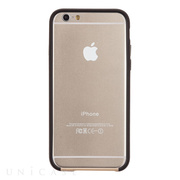 【iPhone6s/6 ケース】Tough Frame (Champagne Gold/Black)