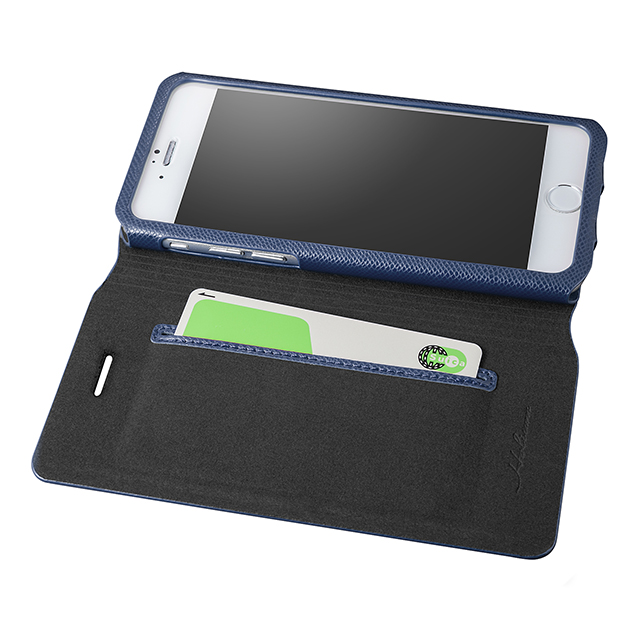 【iPhone6s/6 ケース】Super Thin One Sheet PU Leather Case (Navy)サブ画像