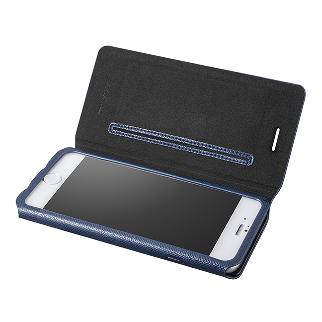 【iPhone6s/6 ケース】Super Thin One Sheet PU Leather Case (Navy)サブ画像