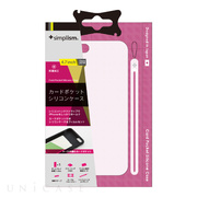 【iPhone6s/6 ケース】カードポケットシリコンケース (クリア)