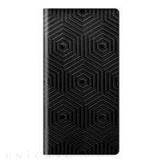 【iPhone6s Plus/6 Plus ケース】D4 Metal Leather Diary (ブラック)