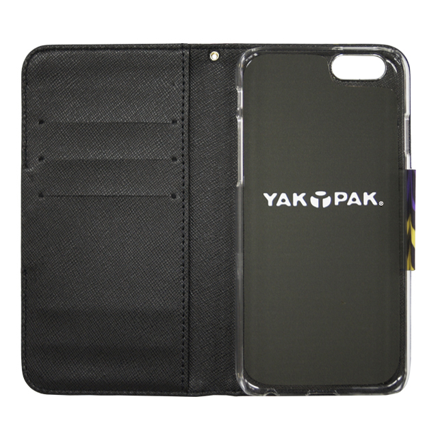 【iPhone6s/6 ケース】YAKPAK ウォレットケース for iPhone6s/6 (Multi Black Zebra)サブ画像