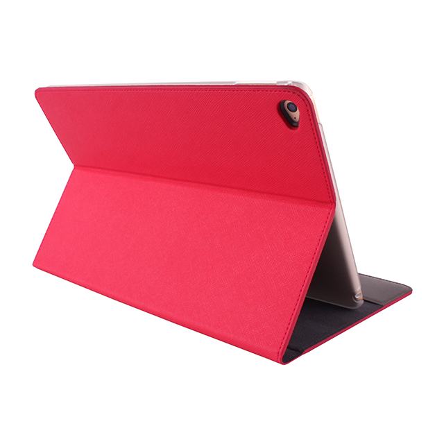 【iPad Air2 ケース】Saffiano Flip Case (ホットピンク)サブ画像