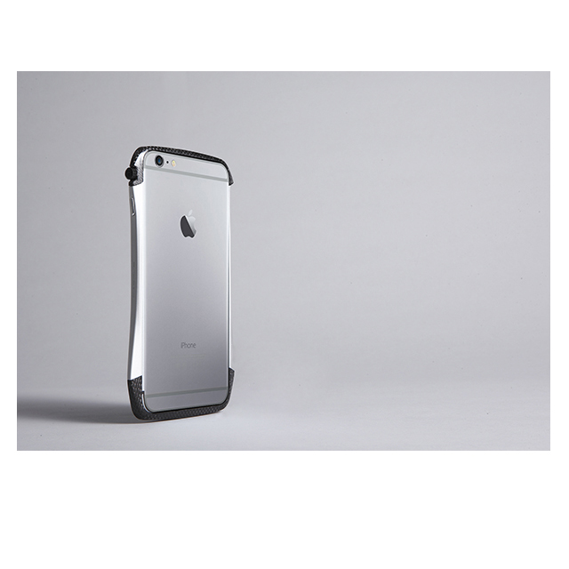 【iPhone6s Plus/6 Plus ケース】CLEAVE Hybrid Bumper (Carbon＆Silver)サブ画像